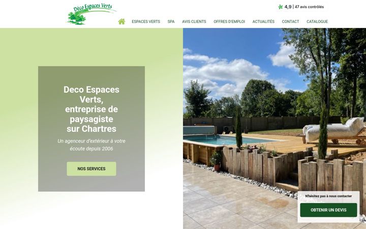 Zrzut ekranu decoespacesverts.fr