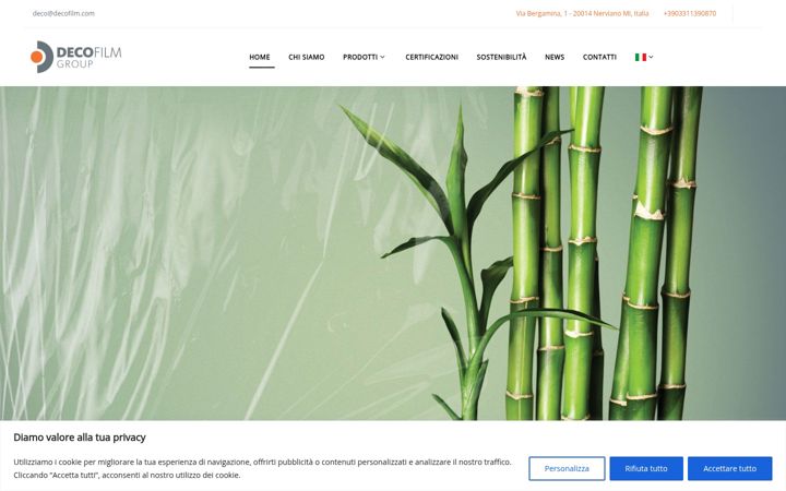 Screenshot of decofilmgroup.com