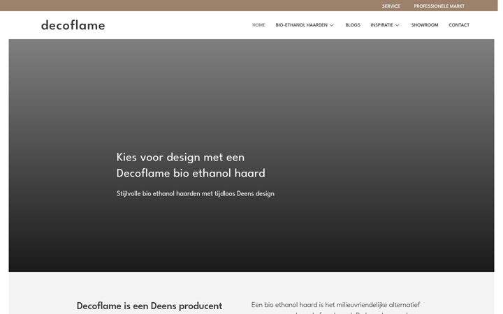 Ekrano kopija decoflame.nl