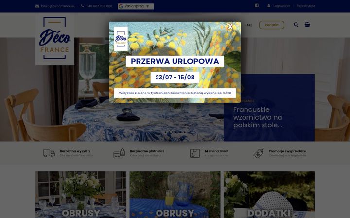 Screenshot of decofrance.eu