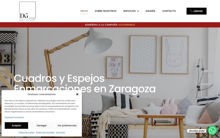 Snímek obrazovky decogarenmarcaciones.es