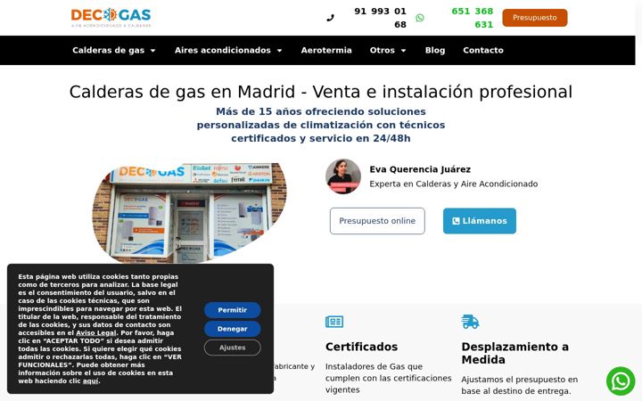 Screenshot of decogas.com