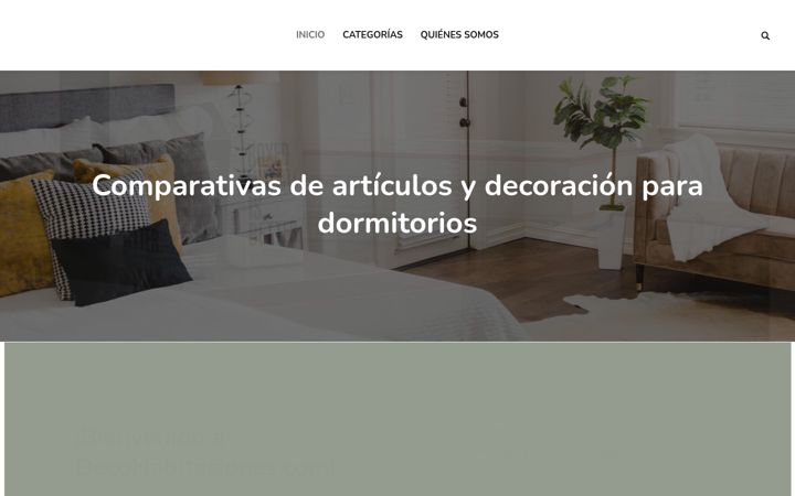Screenshot of decohabitaciones.com