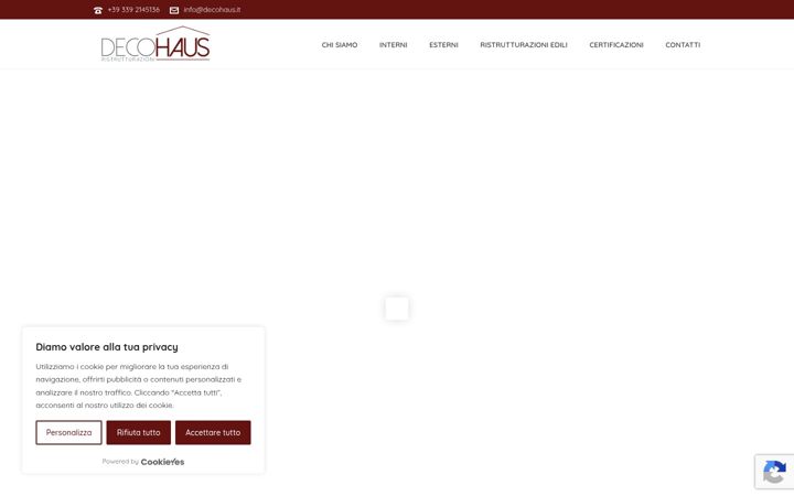Screenshot of decohaus.it