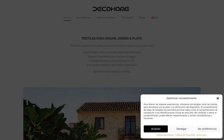 Snímek obrazovky decohomes.es