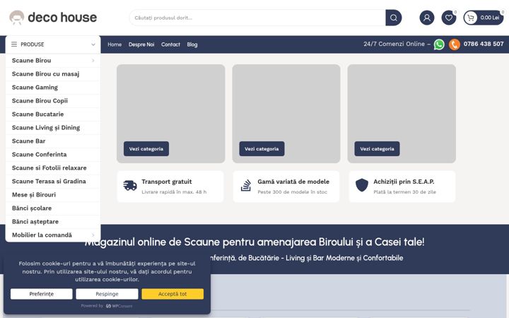 Ekrānuzņēmums no decohouse.ro