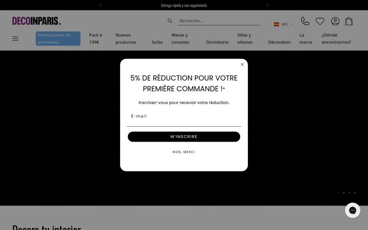Snímek obrazovky decoinparis.es