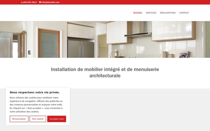 Screenshot of decolak.com