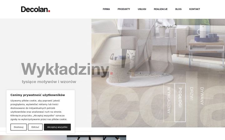 Skjámynd af decolan.pl