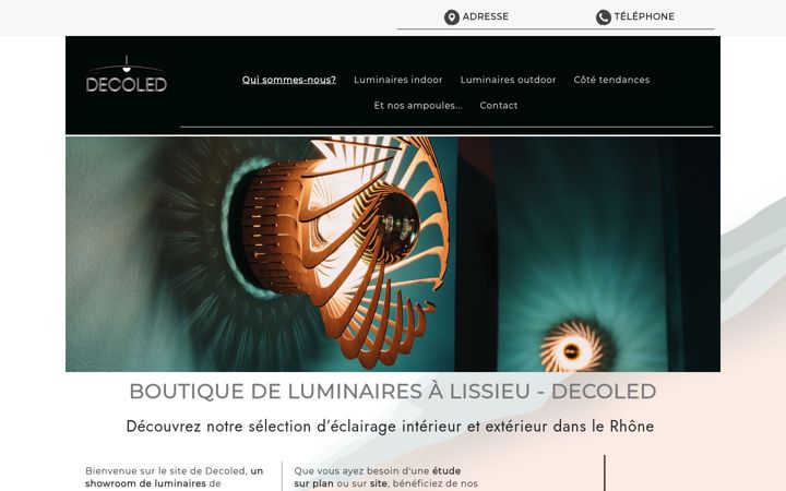 Ekraanipilt saidist decoled-boutique.fr
