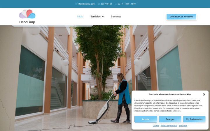 Screenshot of decolimp.com