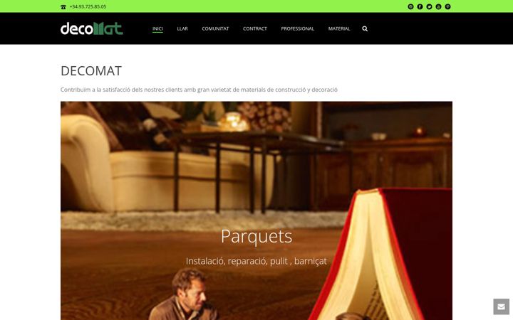 Screenshot of decomat.com
