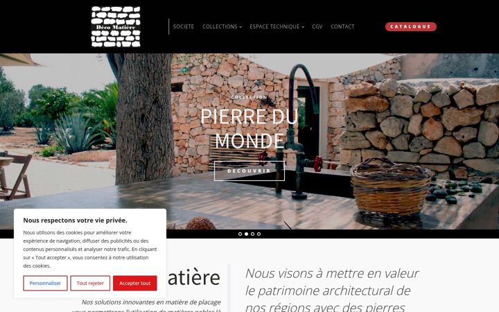 Screenshot of decomatiere.com