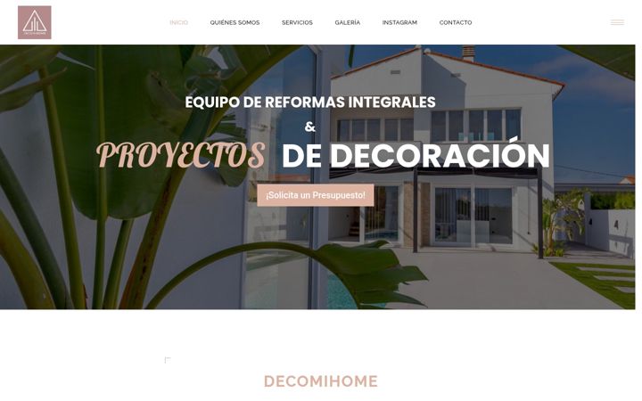 Screenshot of decomihome.com