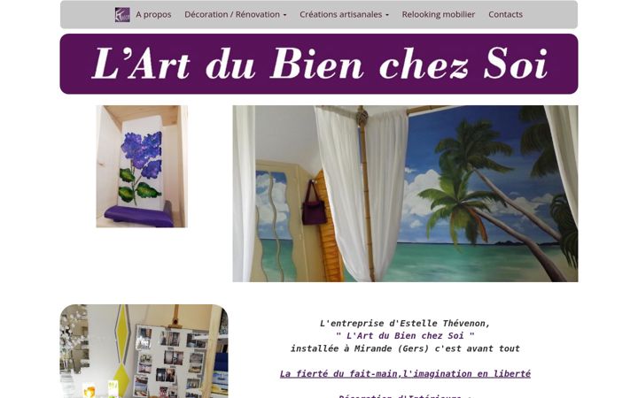 Ekraanipilt saidist decomirande.fr