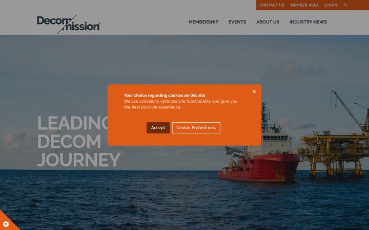 Screenshot of decommission.net