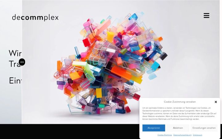 Screenshot of decommplex.de