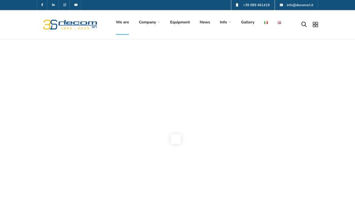 Screenshot of decomsrl.it