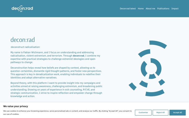 Screenshot of decon-rad.com