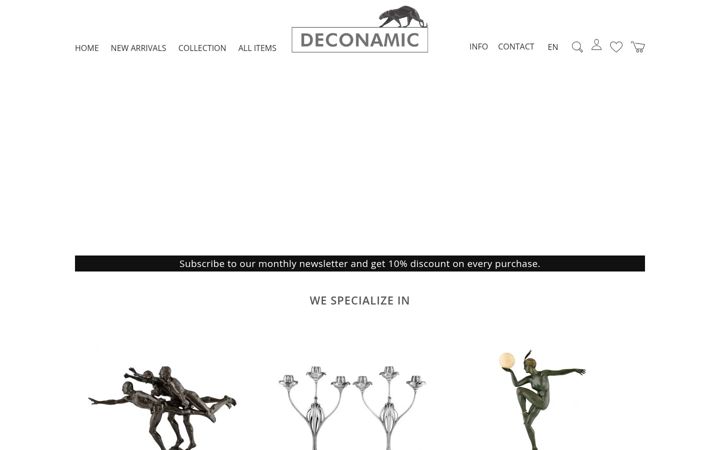 Screenshot of deconamic.com
