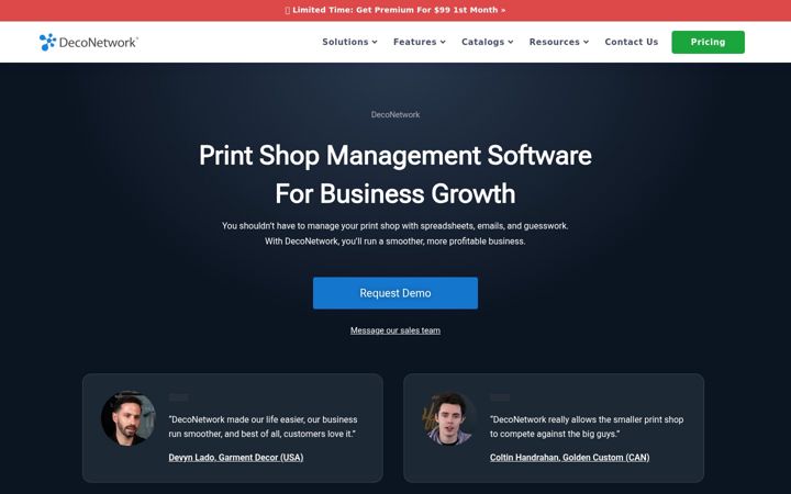 Screenshot of deconetwork.com