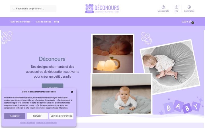 Screenshot of deconours.com