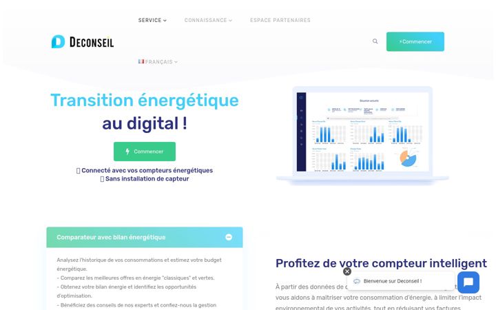 Screenshot of deconseil.com