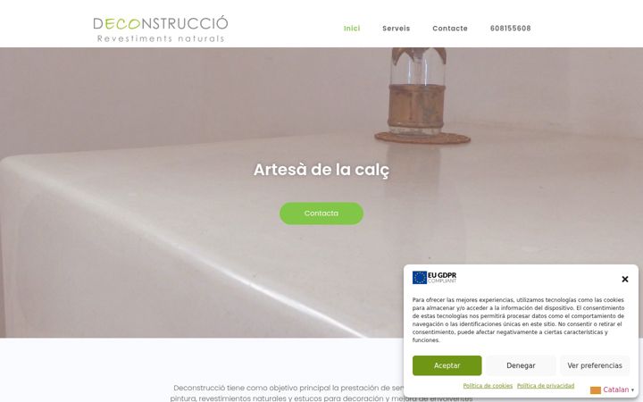 Screenshot of deconstruccio.com