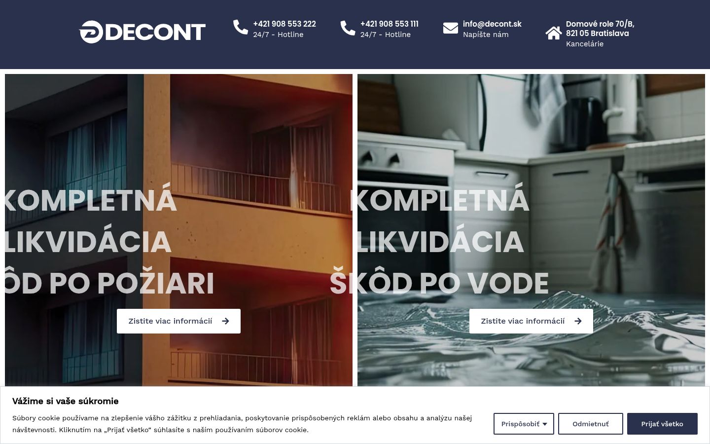 Zrzut ekranu banera zgody wyświetlanego przed jakąkolwiek interakcją