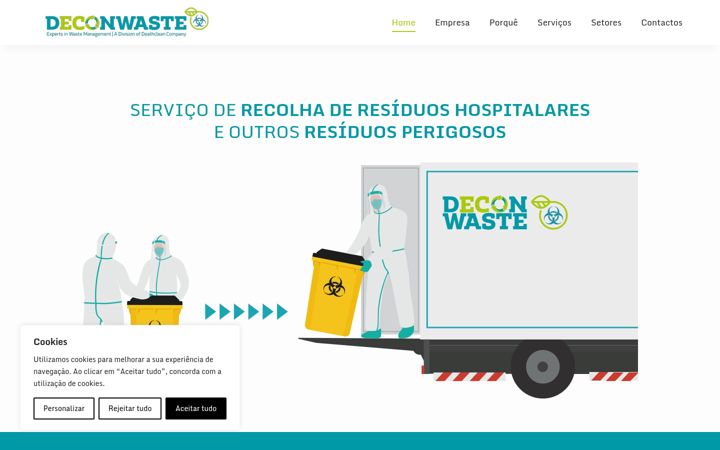 Screenshot of deconwaste.pt