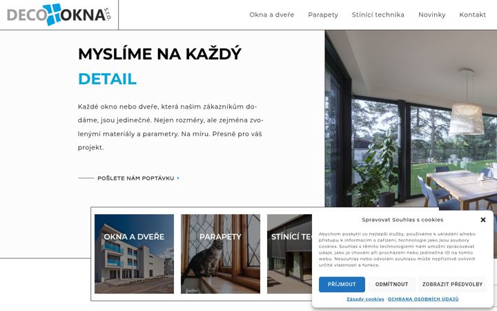 Skärmbild av decookna.cz