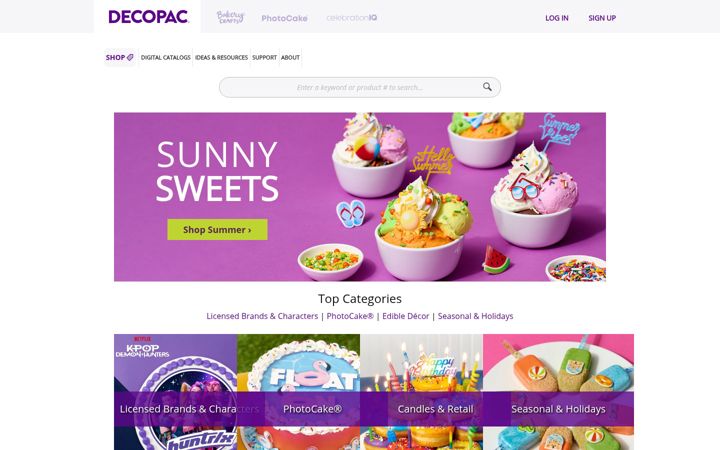 Screenshot of decopac.com
