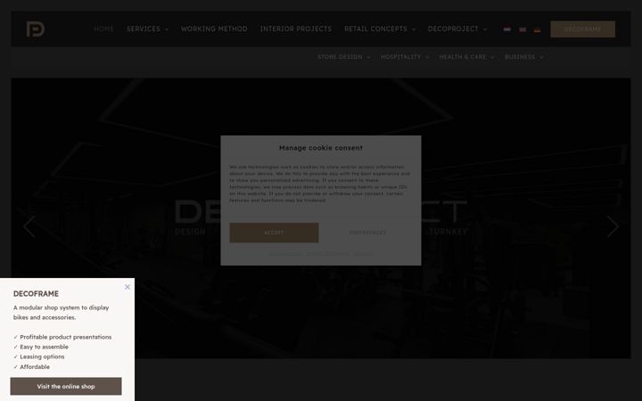 Screenshot of decoproject.com