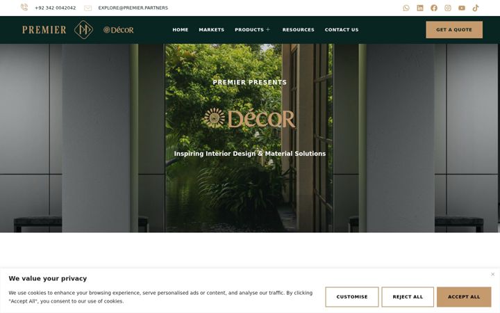 Screenshot of decor.pk