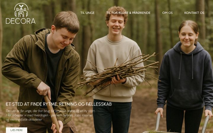 Screenshot of decora.dk