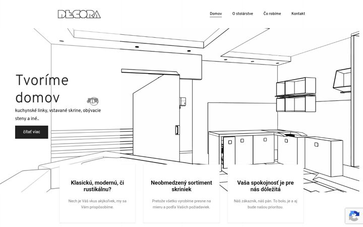 Screenshot of decora.sk