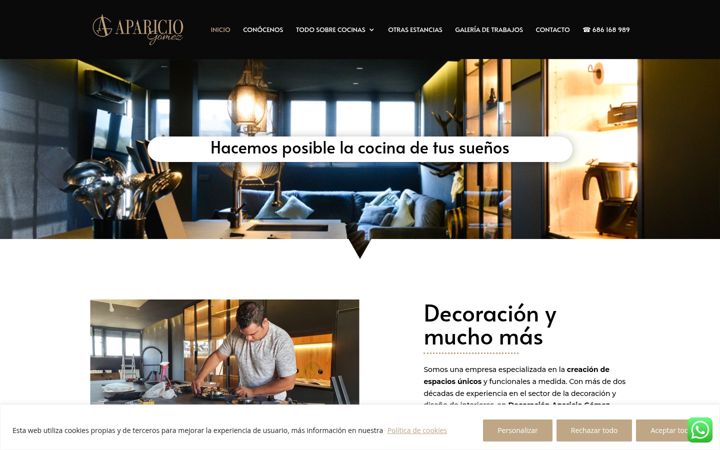 Screenshot di decoracionapariciogomez.es