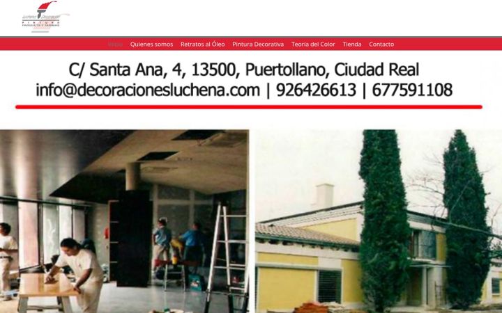 Screenshot of decoracionesluchena.com