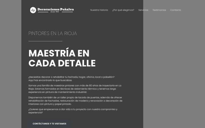Screenshot di decoracionespenalva.es