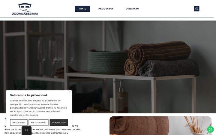 Screenshot of decoracionesrafa.com