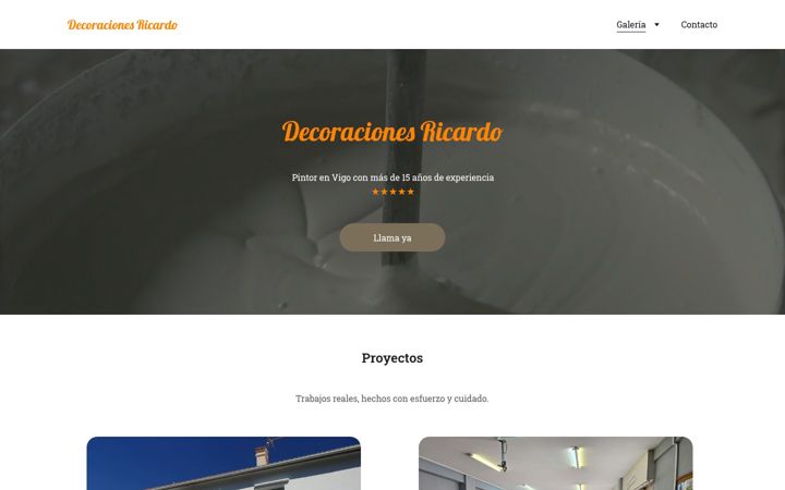 Screenshot di decoracionesricardo.es