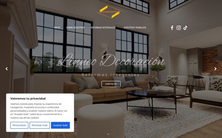 Screenshot di decoracionlinneo.es