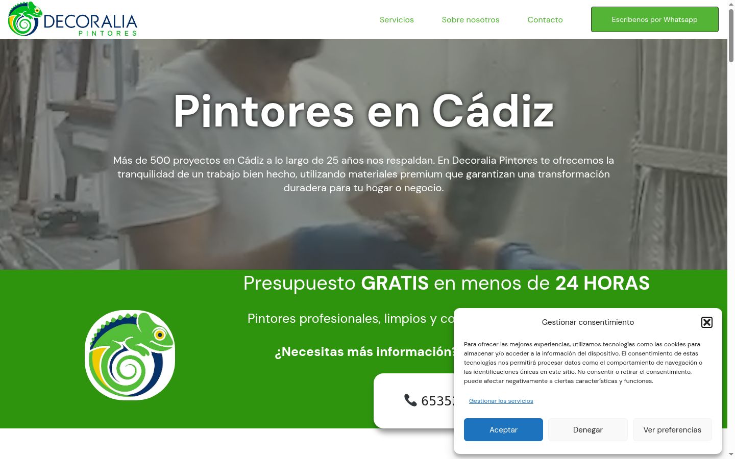 Screenshot tal-banner tal-kunsens muri qabel kwalunkwe interazzjoni