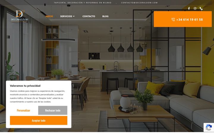 Screenshot of decoraloom.com