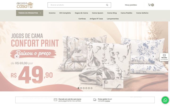 Screenshot of decoramaiscasa.com.br
