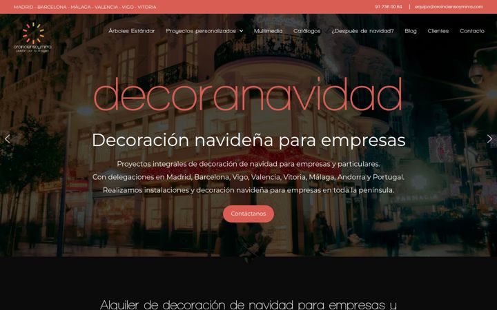 Screenshot of decoranavidad.com