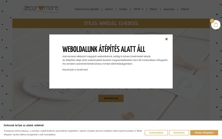 Screenshot von decorandmore.hu