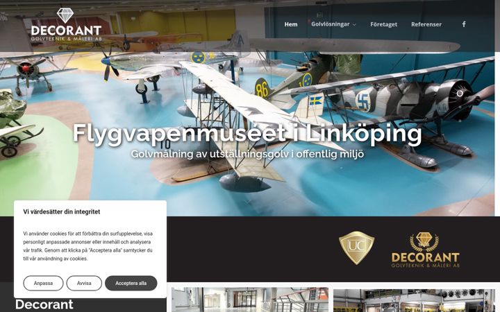 Screenshot of decorant.se
