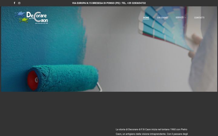 Screenshot of decorarecaon.it