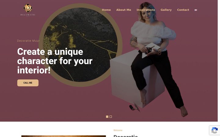 Screenshot of decoratiemuur.nl